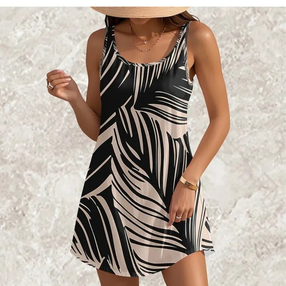 Tropical foliage Sumner Dress - NEW